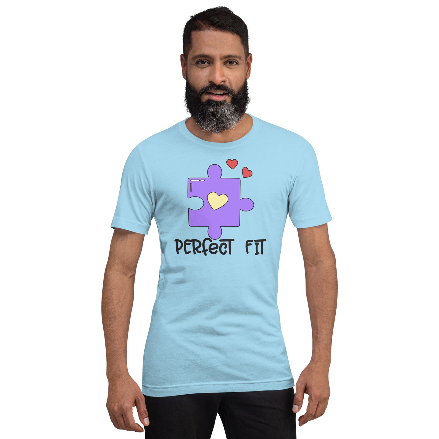 Adult 'Perfect Fit Purple Piece' Staple T-shirt
