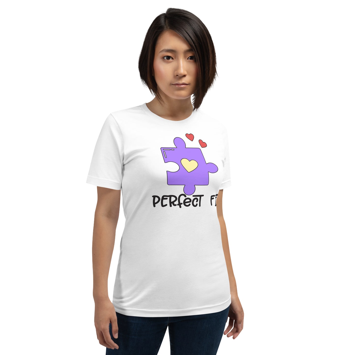 Adult 'Perfect Fit Purple Piece' Staple T-shirt