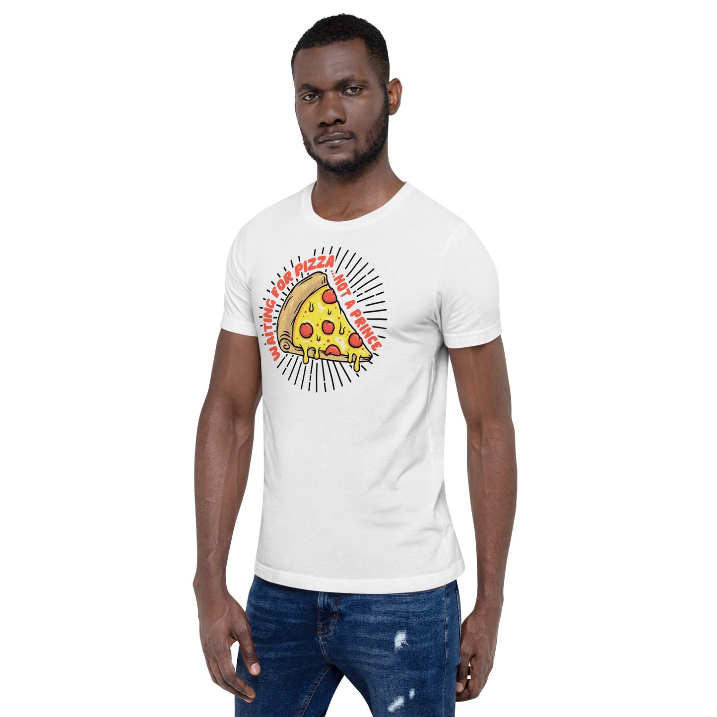 Adult 'Waiting for Pizza' Staple T-shirt
