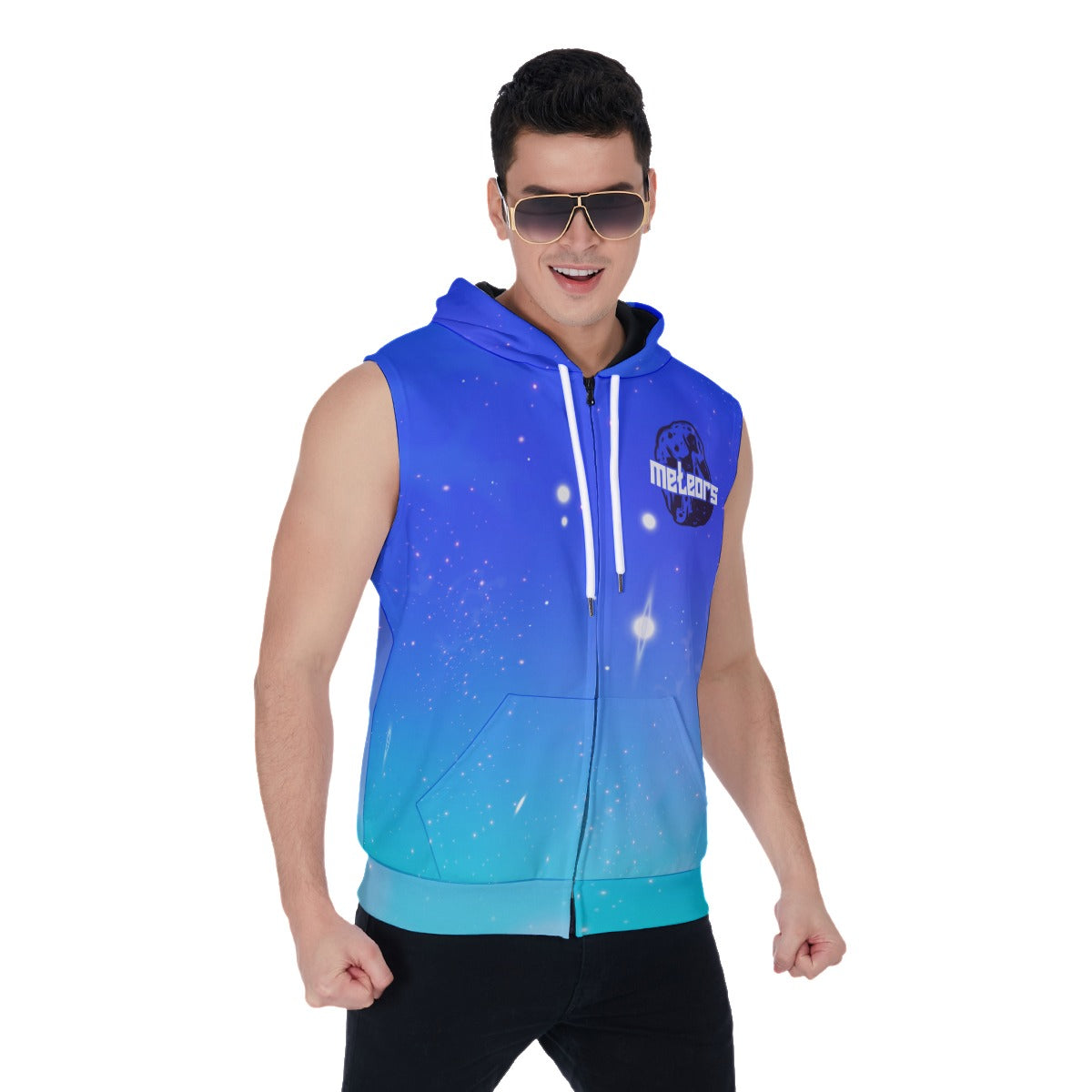 Men's Tbodin Gaming Sleeveless Zipped Hoodie