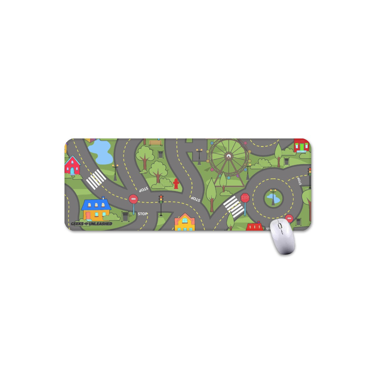 GU 'Classic Roadmap Play-Rug' Large Mouse Pad