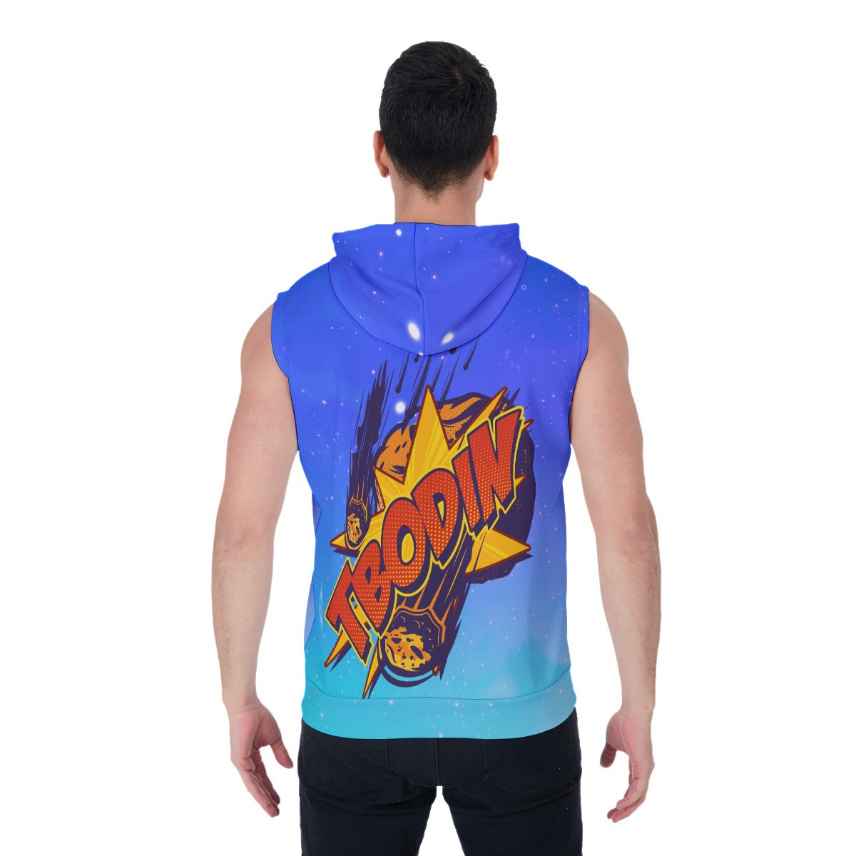 Men's Tbodin Gaming Sleeveless Zipped Hoodie