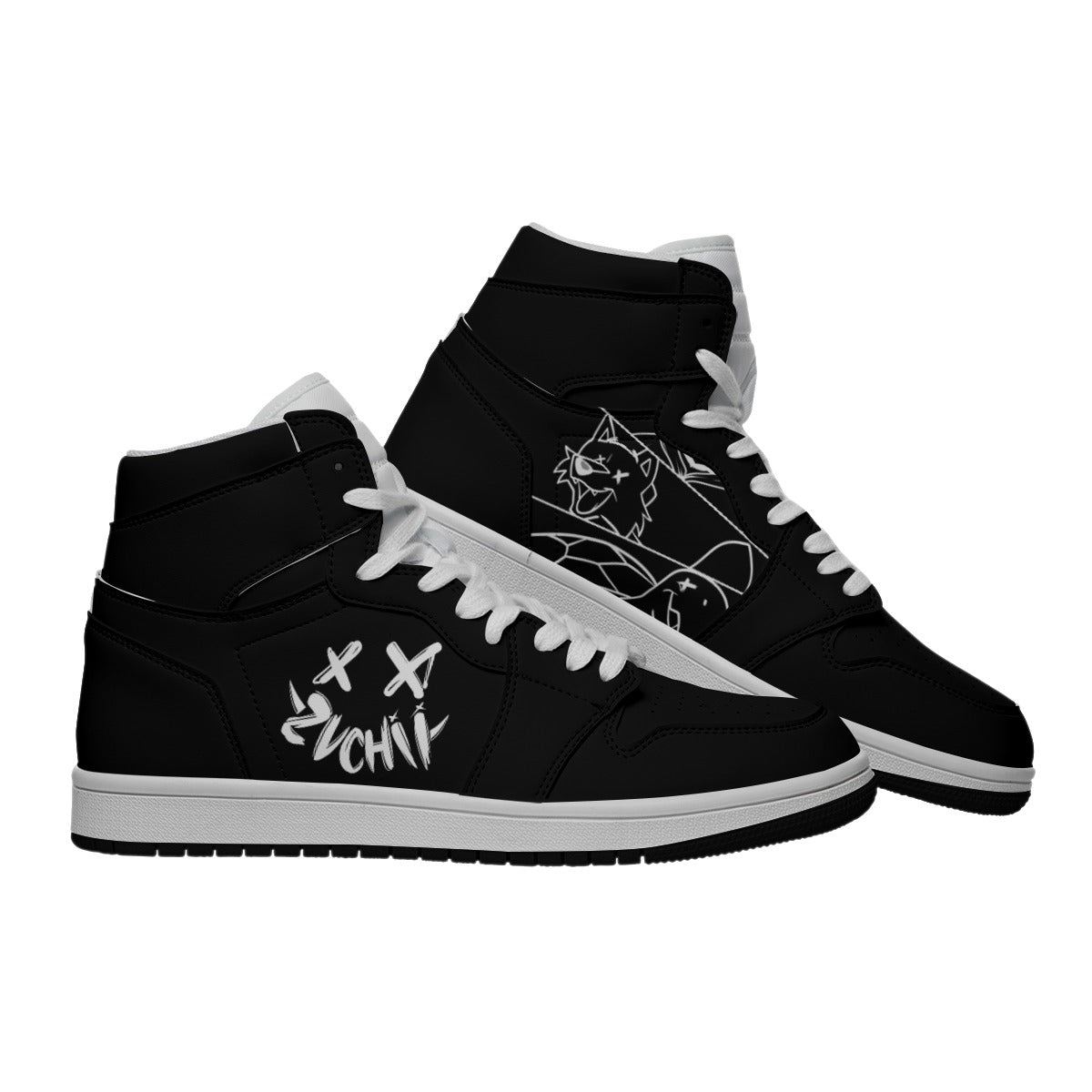 Zucchi Unisex AOP Leather Sport High-Tops