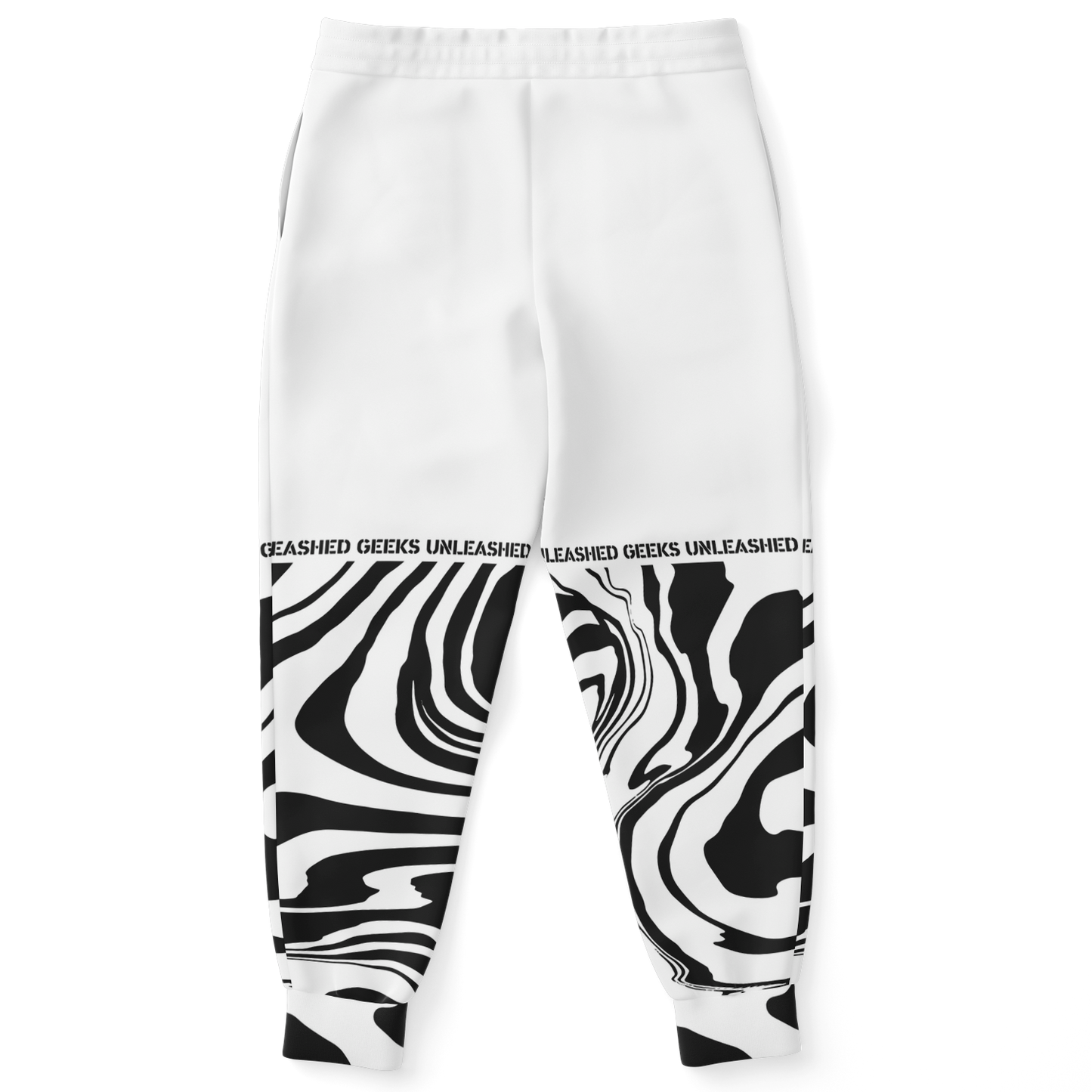GU Brand 'White Warp' Joggers