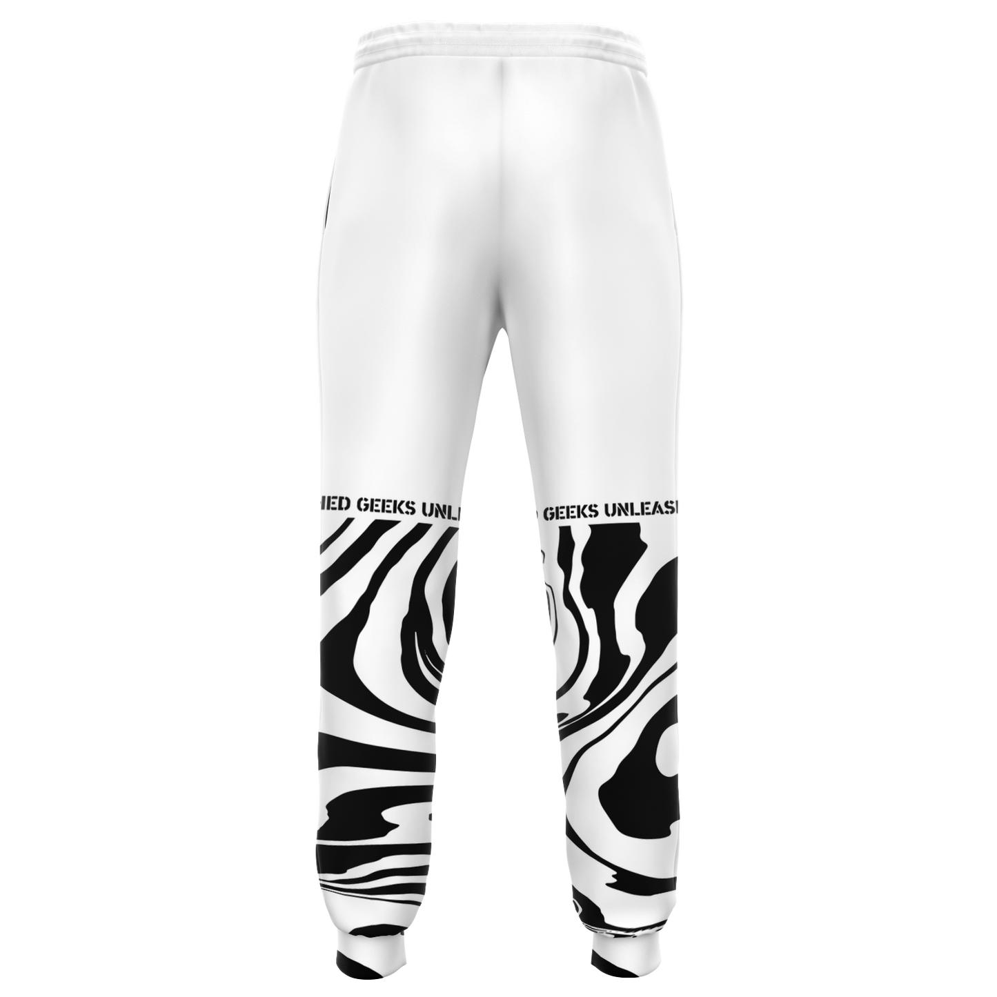 GU Brand 'White Warp' Joggers