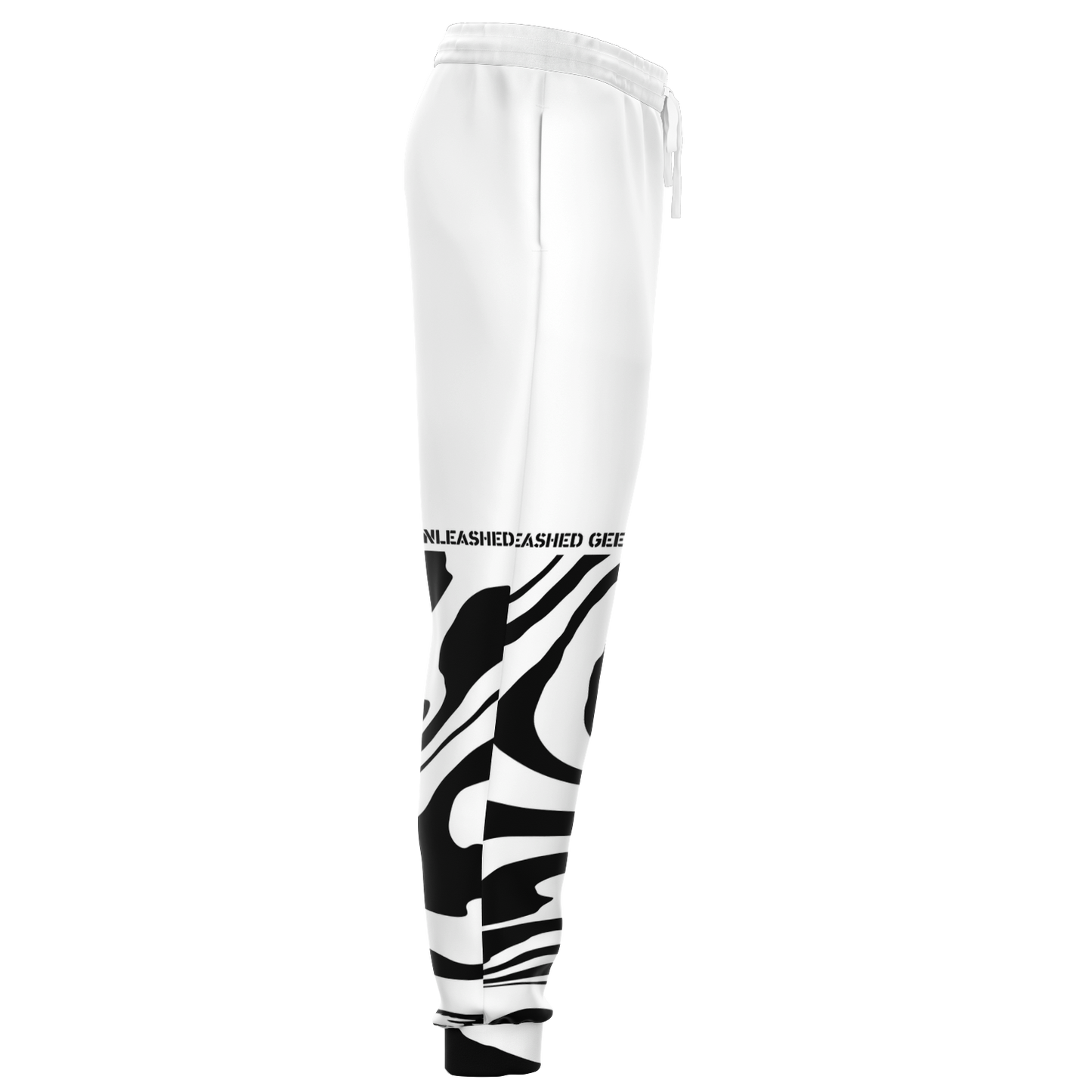 GU Brand 'White Warp' Joggers
