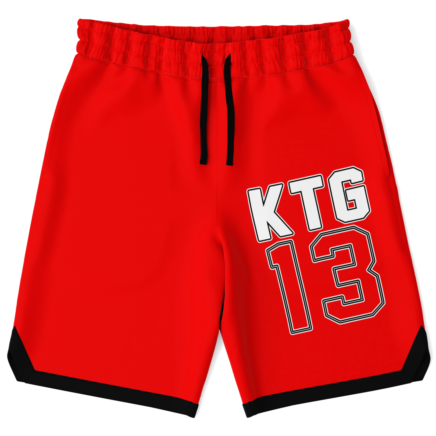 Adult KTG13 TV Red Basketball Shorts