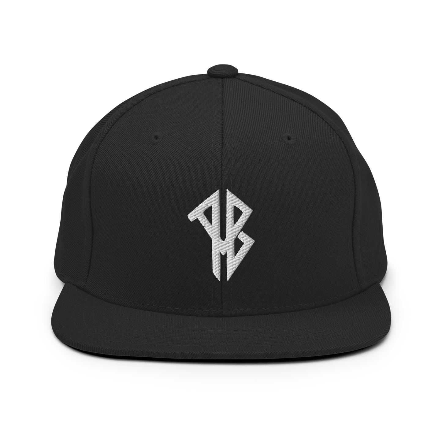 AlphaBroVR AB Logo Flat Brim Snapback