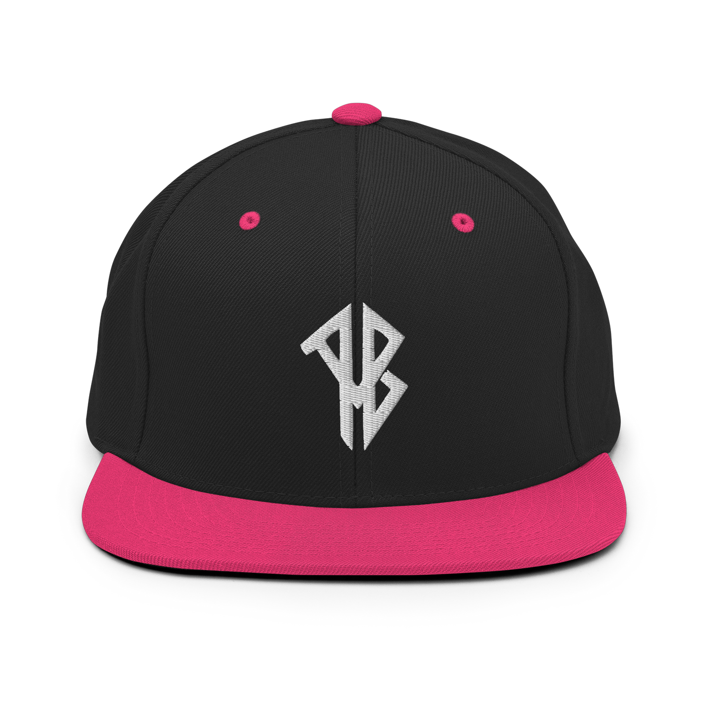 AlphaBroVR AB Logo Flat Brim Snapback