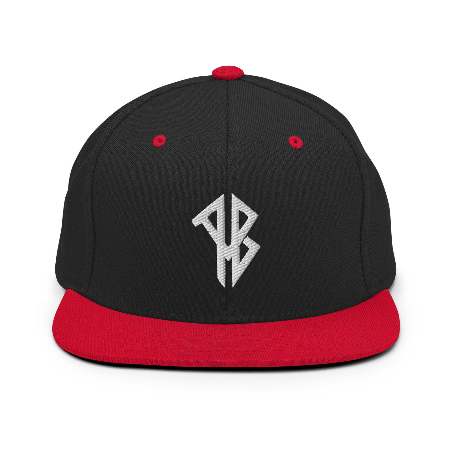 AlphaBroVR AB Logo Flat Brim Snapback