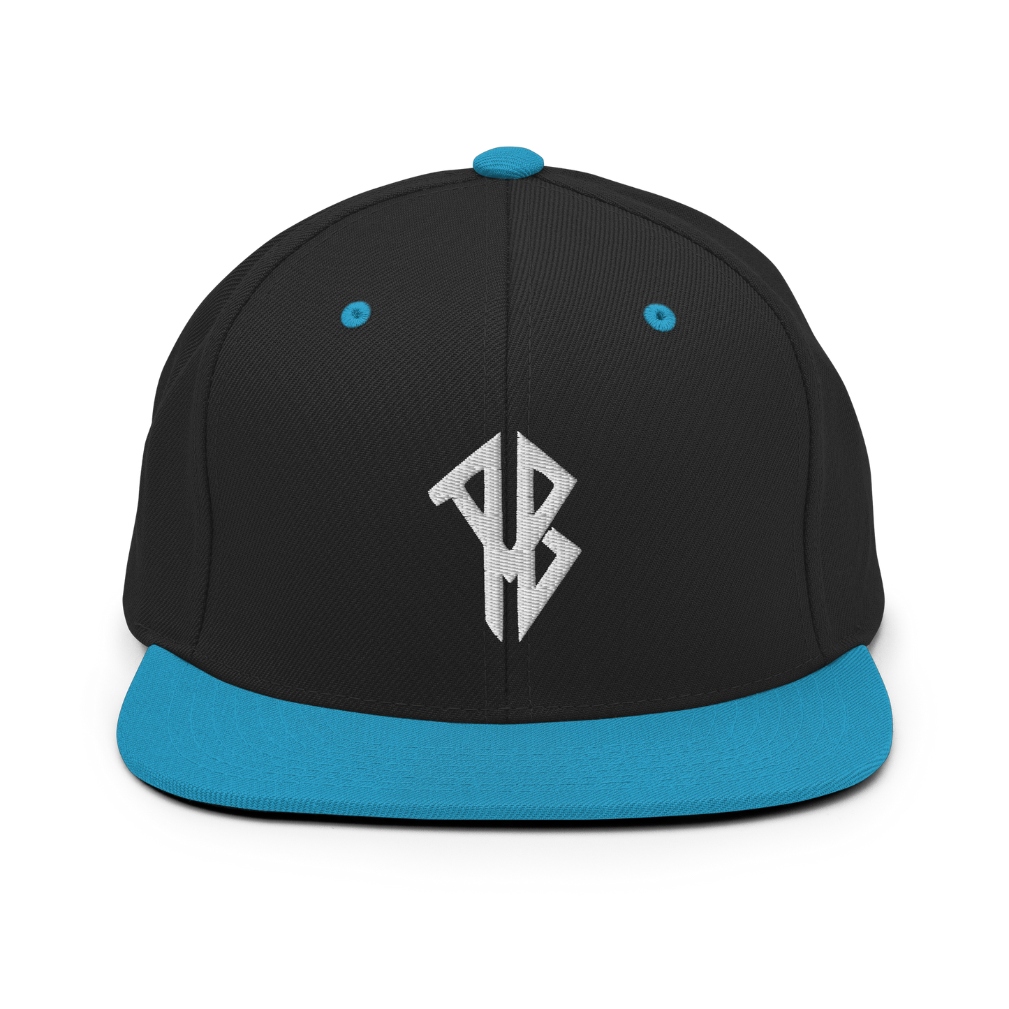 AlphaBroVR AB Logo Flat Brim Snapback