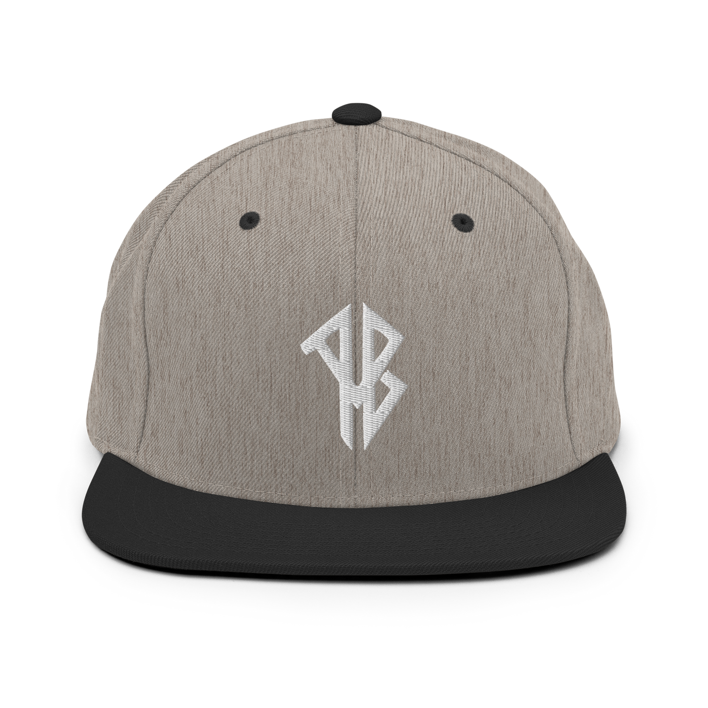 AlphaBroVR AB Logo Flat Brim Snapback