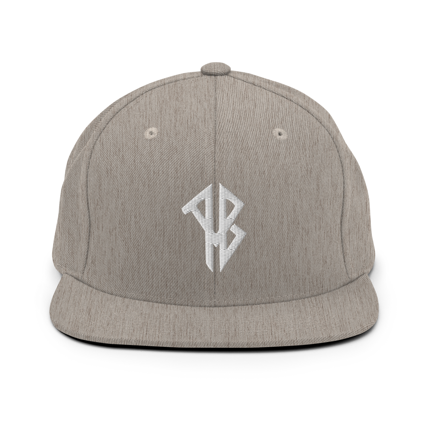 AlphaBroVR AB Logo Flat Brim Snapback