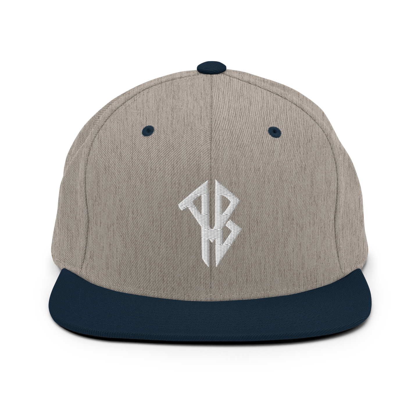 AlphaBroVR AB Logo Flat Brim Snapback