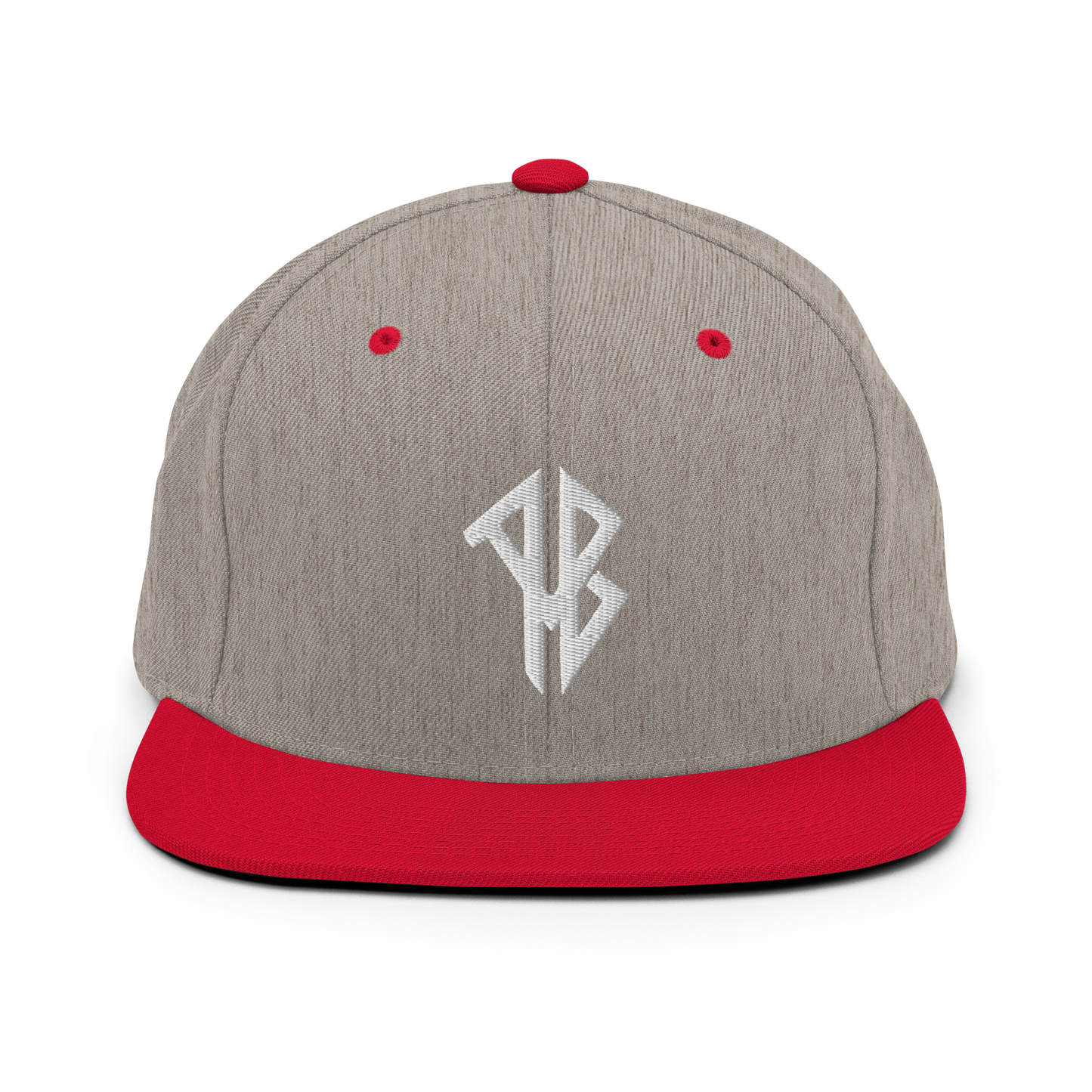 AlphaBroVR AB Logo Flat Brim Snapback