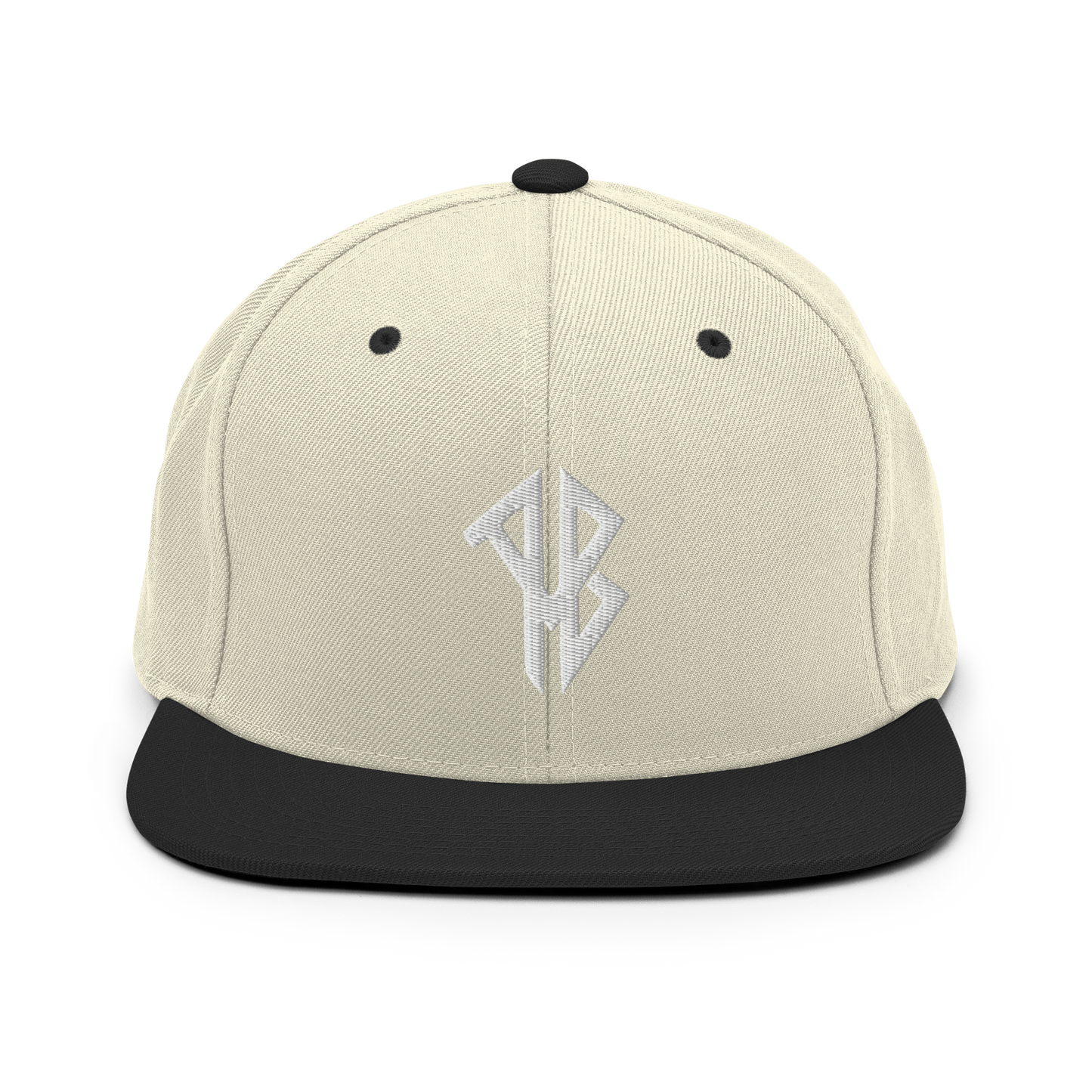 AlphaBroVR AB Logo Flat Brim Snapback