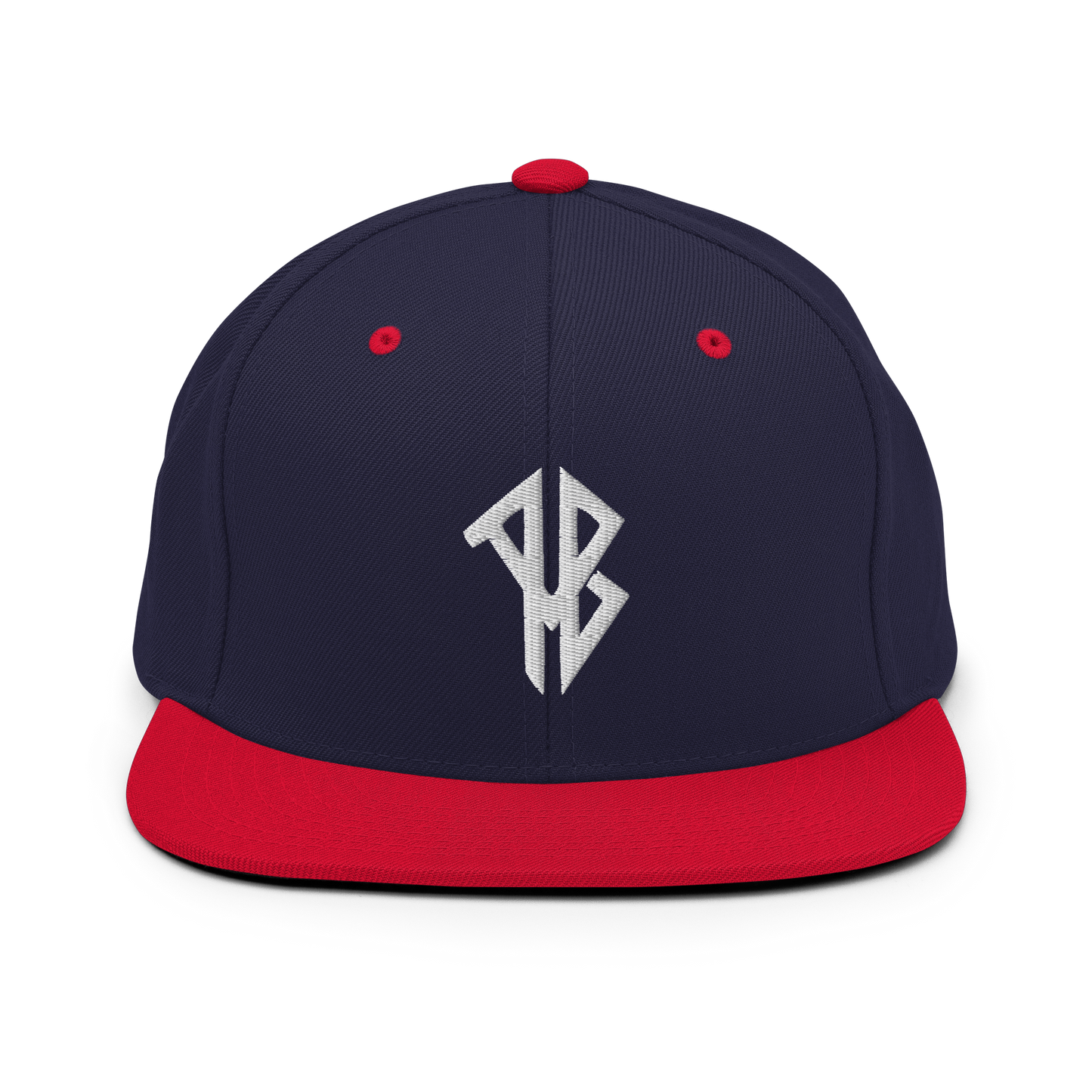 AlphaBroVR AB Logo Flat Brim Snapback