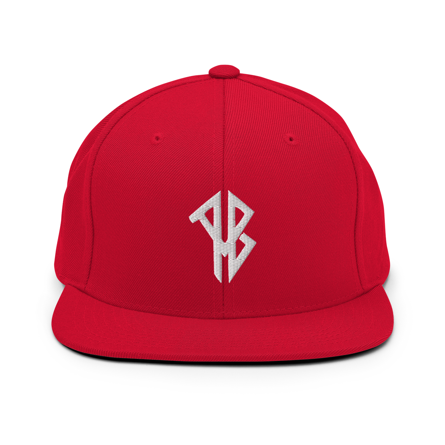 AlphaBroVR AB Logo Flat Brim Snapback