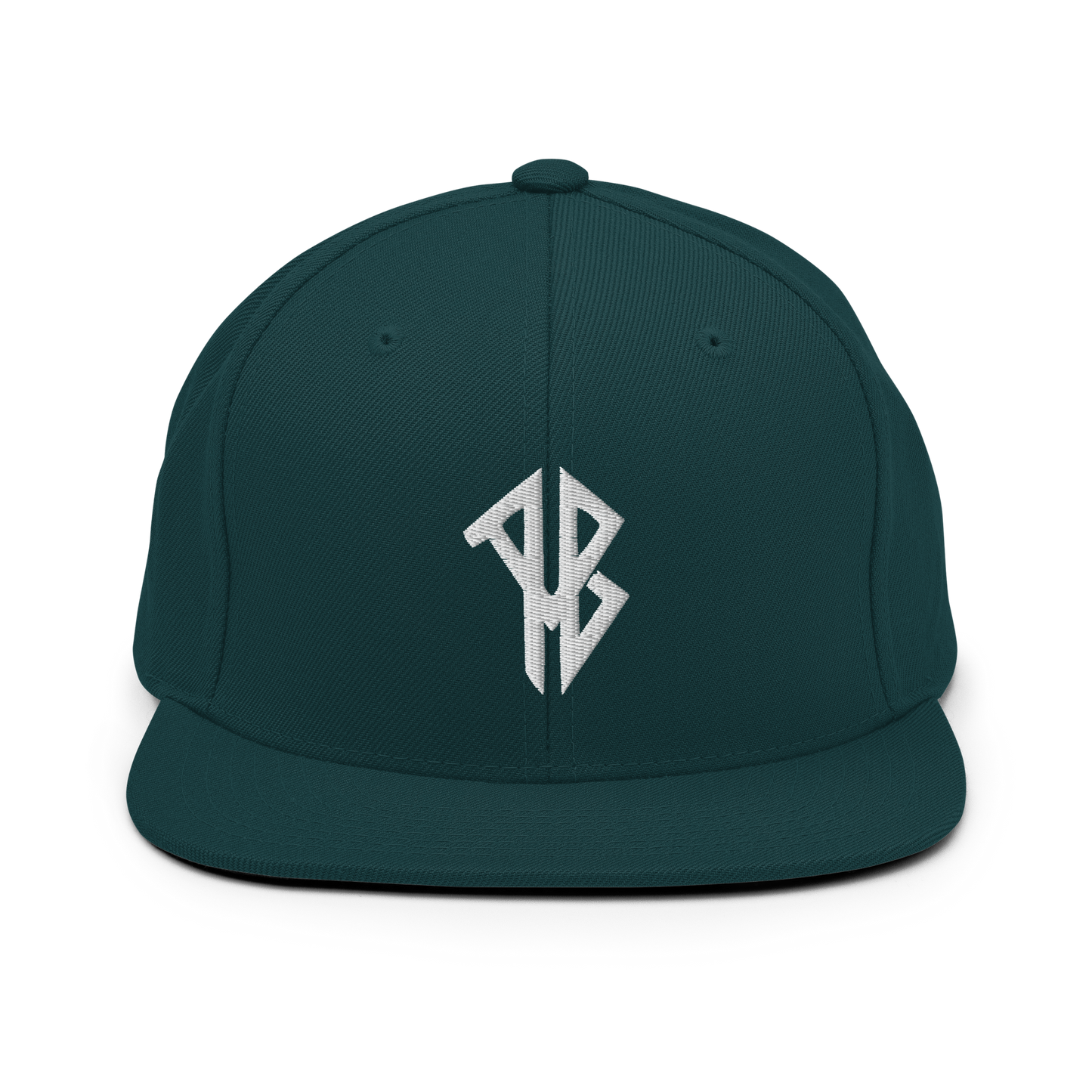 AlphaBroVR AB Logo Flat Brim Snapback