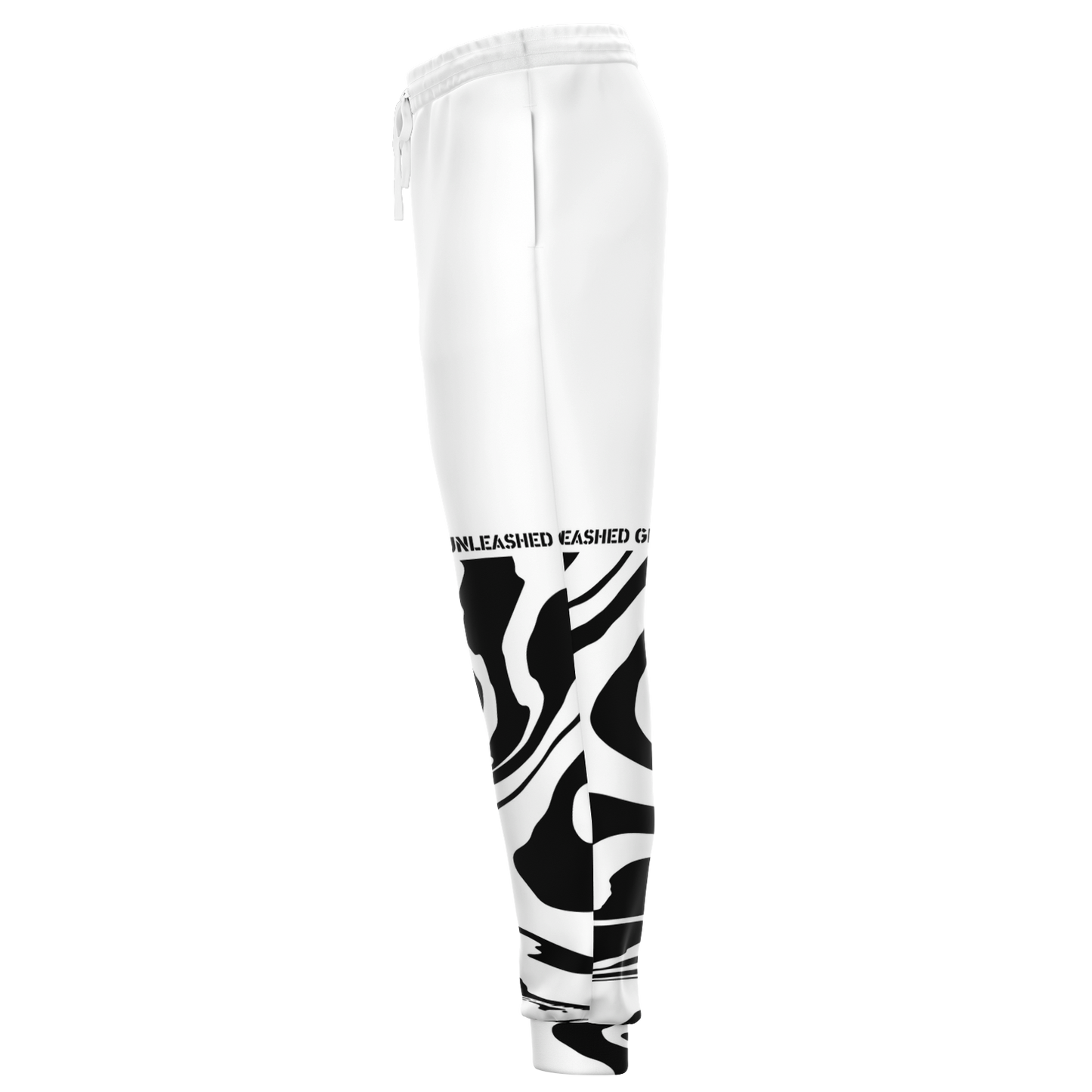 GU Brand 'White Warp' Joggers