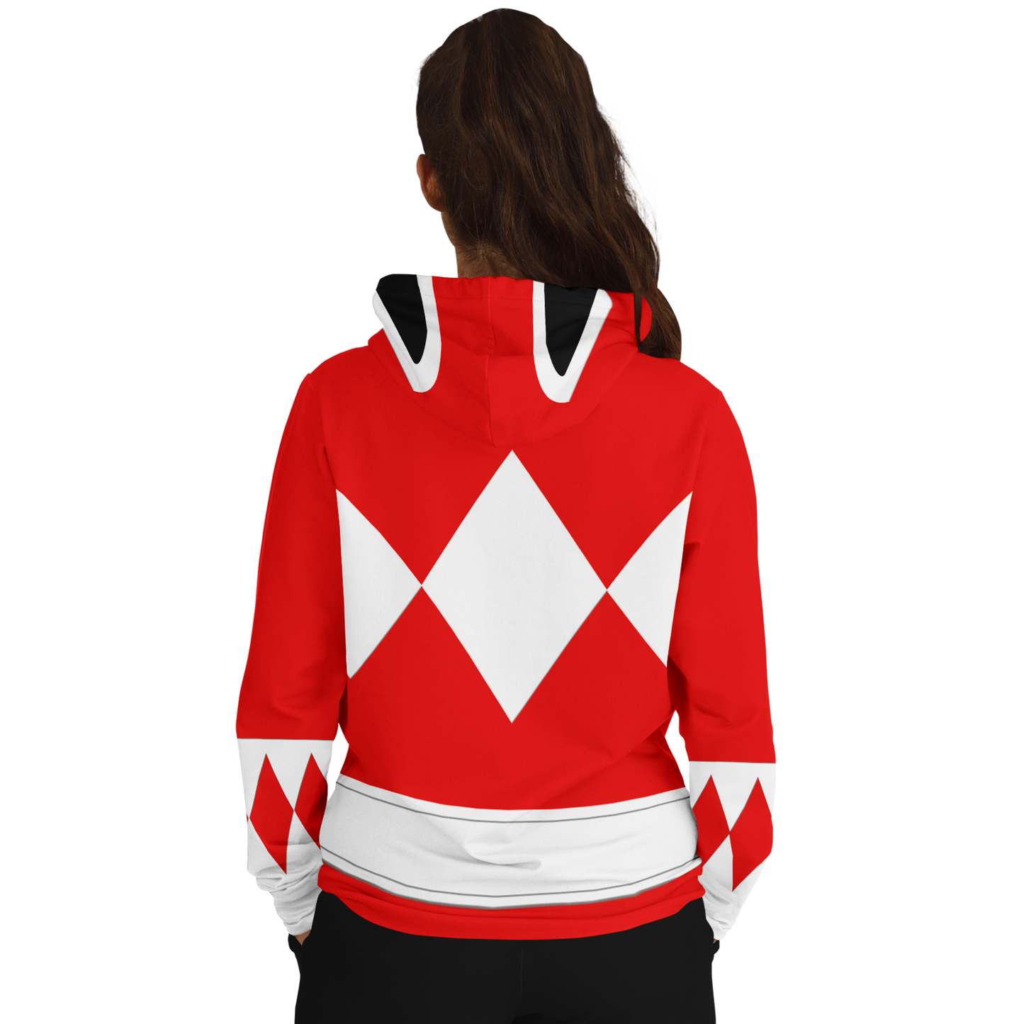 Adult MMPR 'Red Ranger' Pullover Hoodie