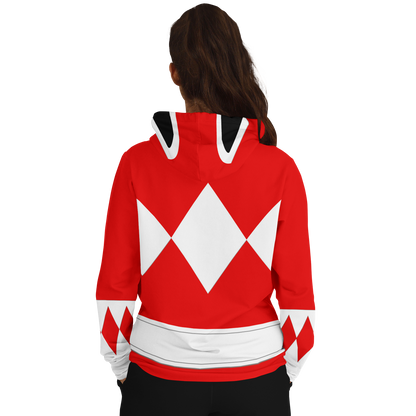 Adult MMPR 'Red Ranger' Pullover Hoodie