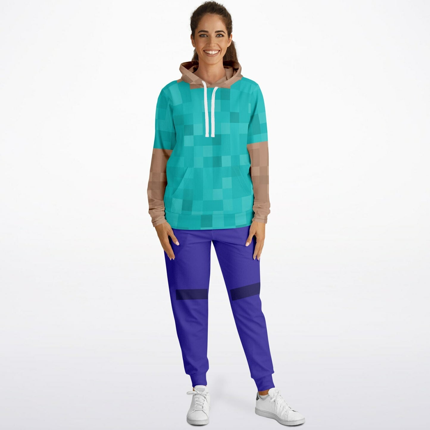 MC Steve Character Adult Hoodie Jogger Set