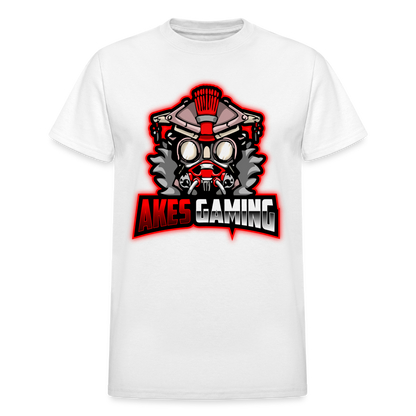 Adult Akes Gaming Logo T-Shirt - white
