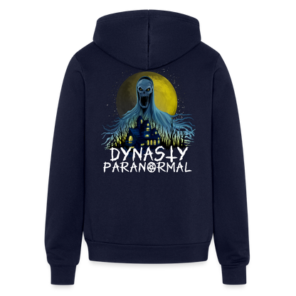 Adult 'Dynasty Paranormal' Zipped Hoodie - navy