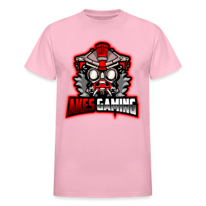 Adult Akes Gaming Logo T-Shirt - light pink