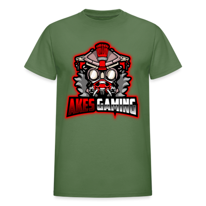 Adult Akes Gaming Logo T-Shirt - military green