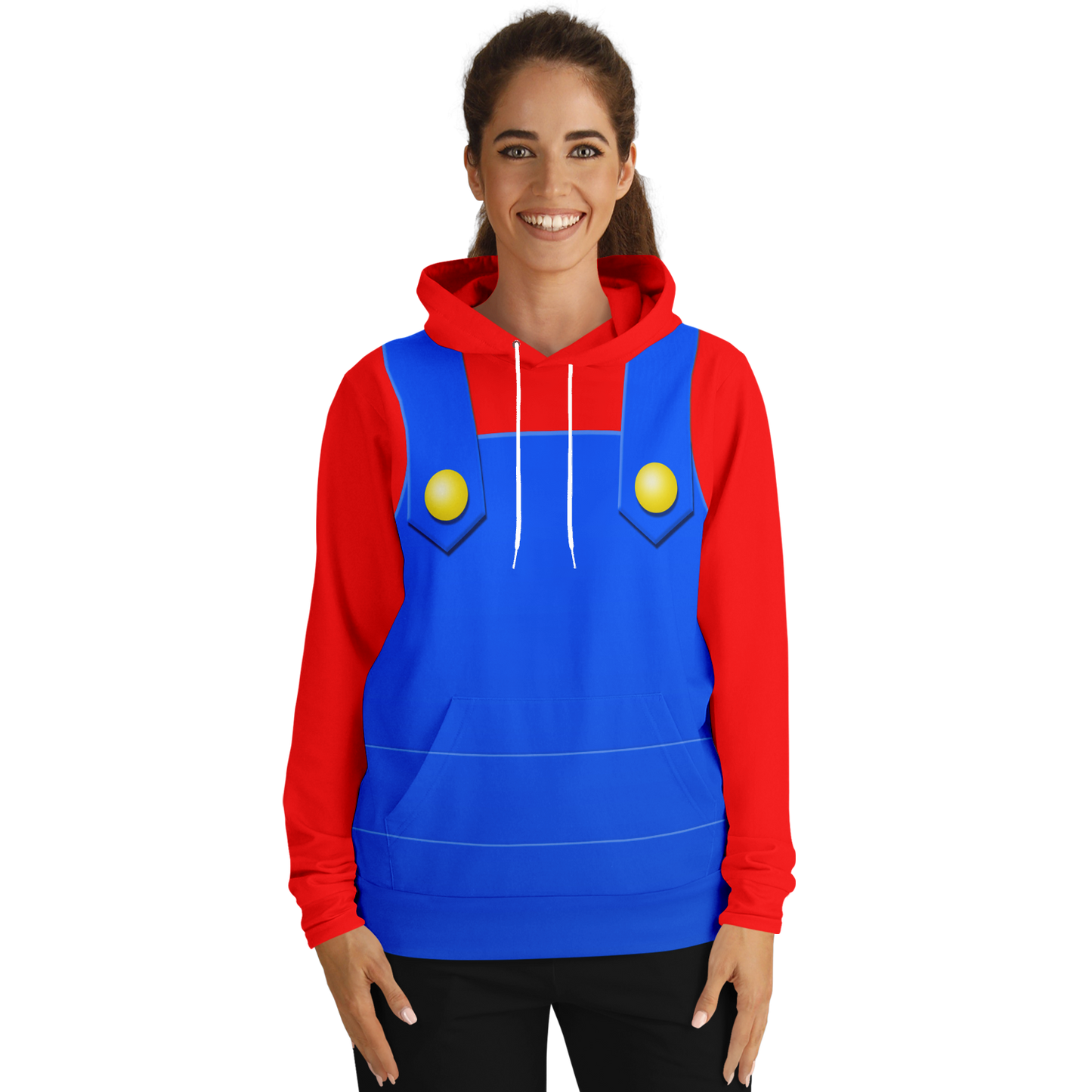 Adult Super Mario Bros Mario Hoodie
