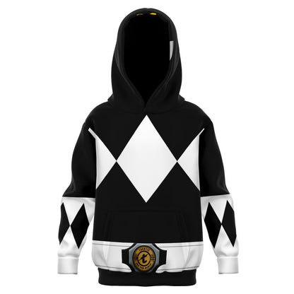 Youth MMPR 'Black Ranger' Pullover Hoodie