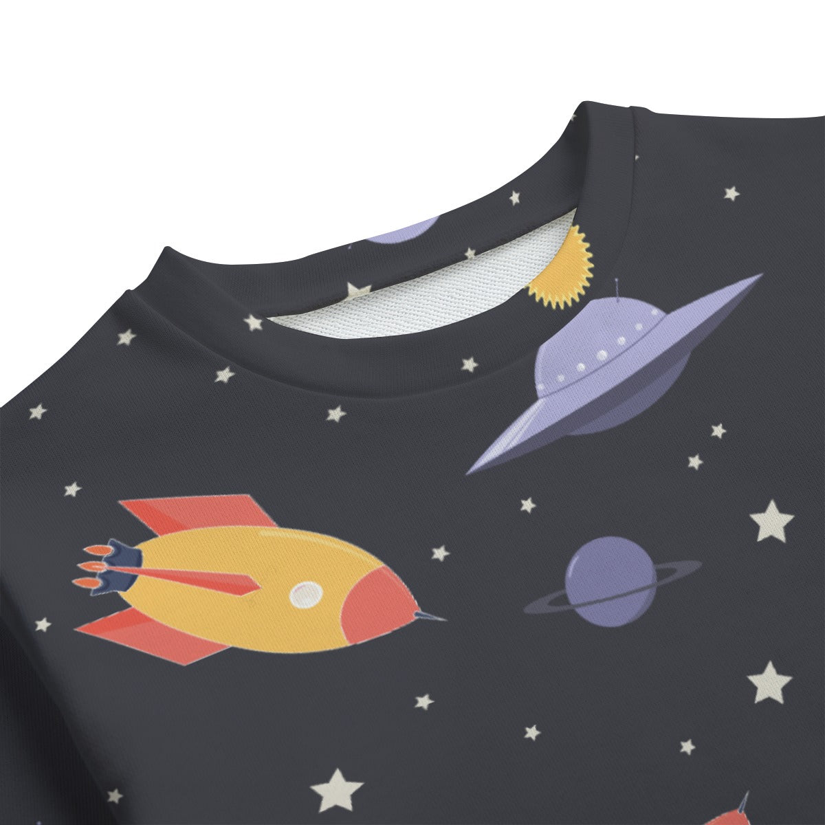 Youth All Over Print Cotton Sweatshirt
