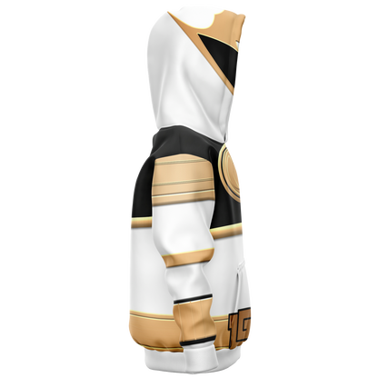 Youth MMPR 'White Ranger' Fashion Hoodie