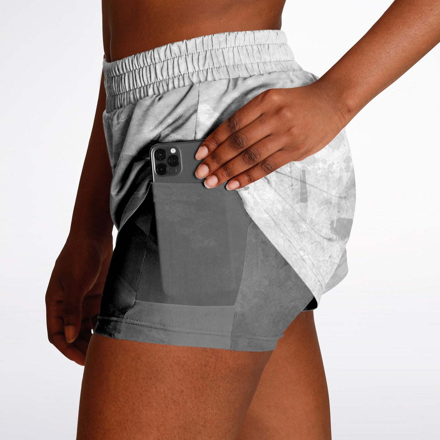 Women's 2-in-1 All Over Print Shorts