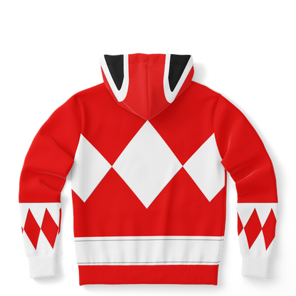 Adult MMPR 'Red Ranger' Pullover Hoodie