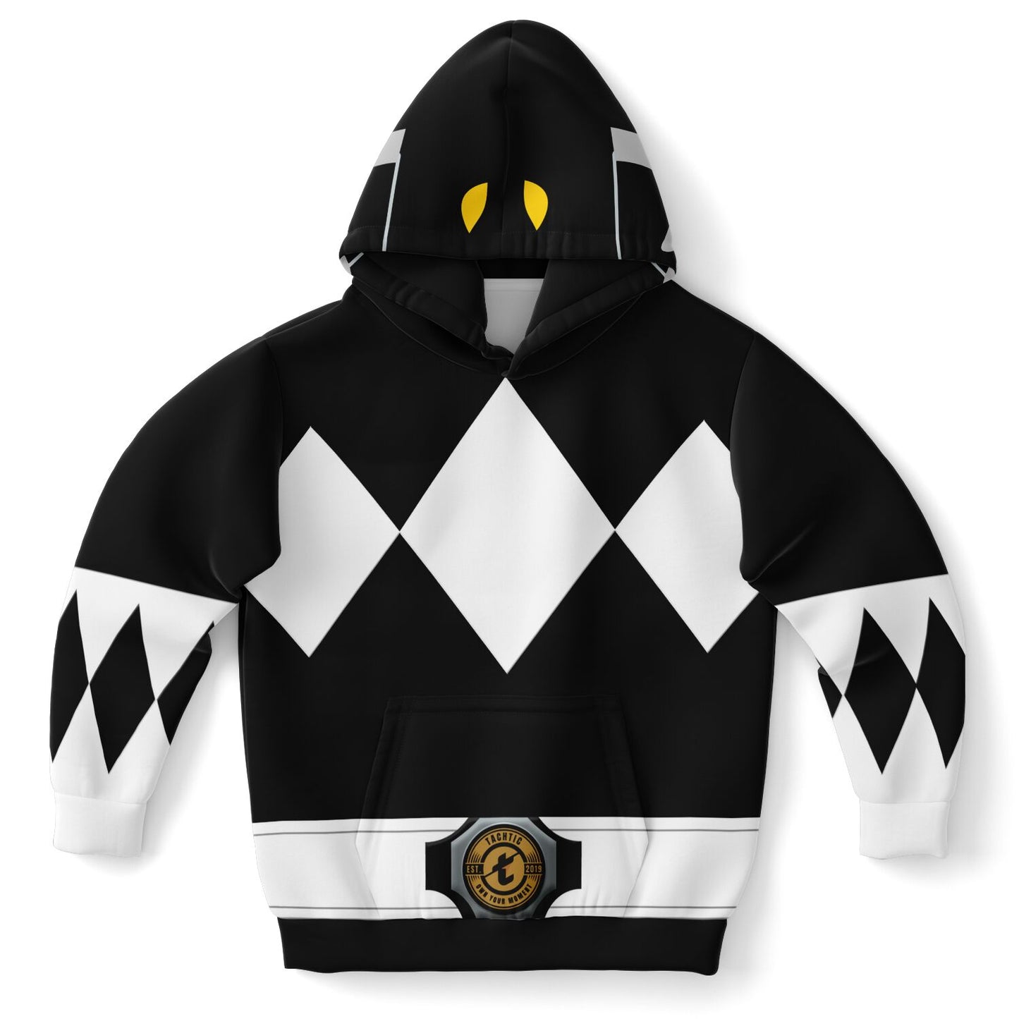 Youth MMPR 'Black Ranger' Pullover Hoodie