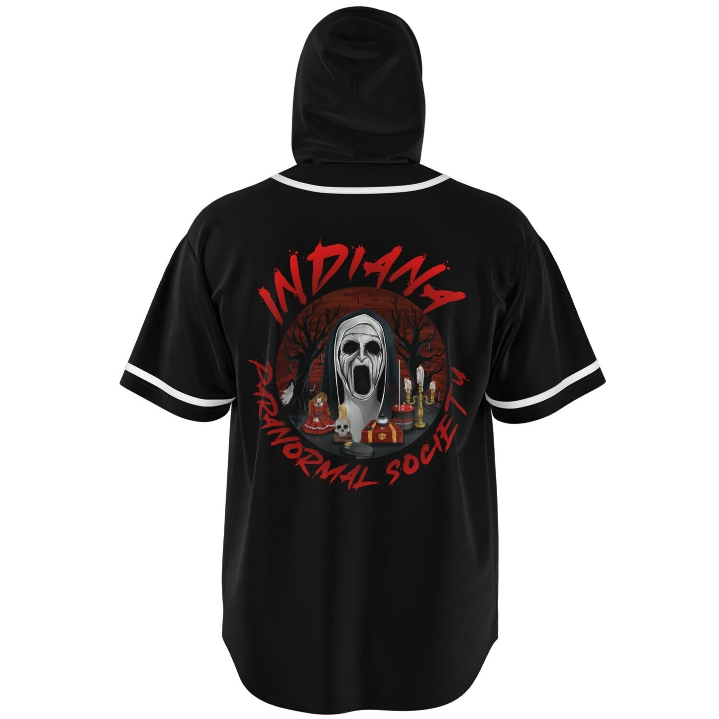 Adult 'Grave Encounters' Hooded Baseball Jersey