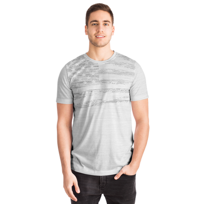 GU 'USA' Heather All Over Print T-Shirt