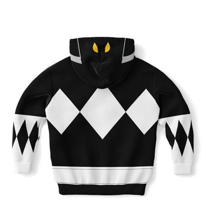 Youth MMPR 'Black Ranger' Pullover Hoodie