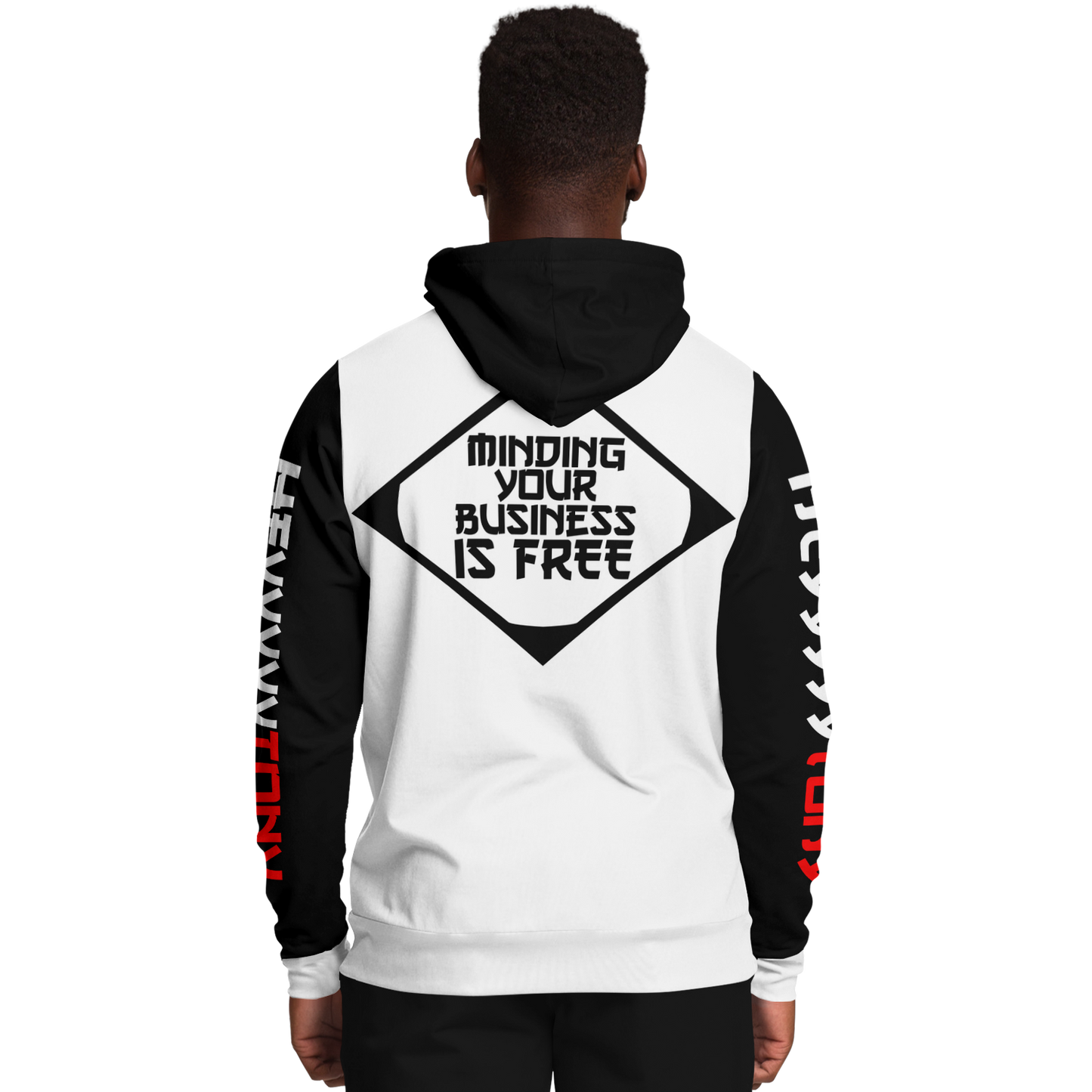 Adult HeyyyyyTony 'Minding Your Business' Fashion Hoodie