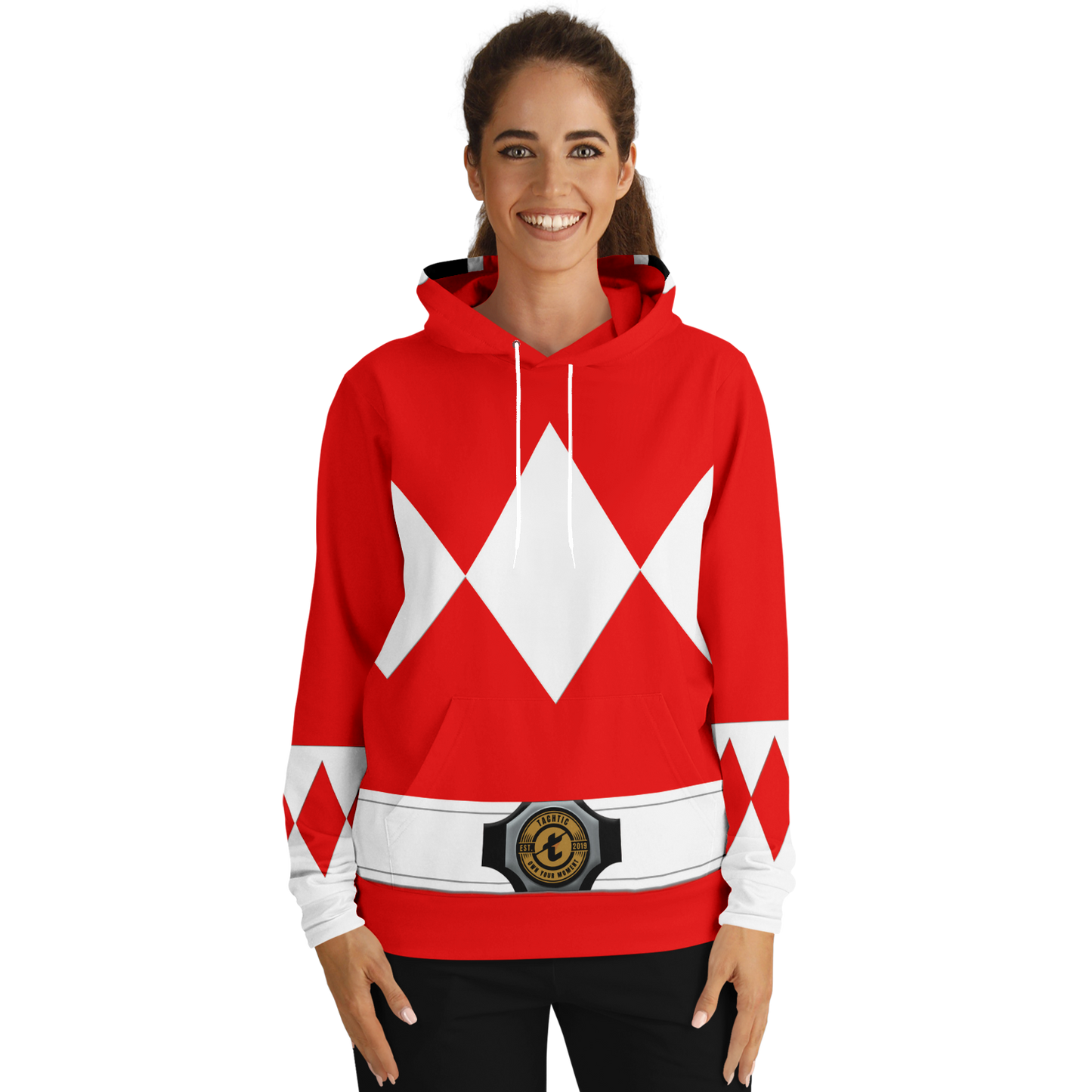 Adult MMPR 'Red Ranger' Pullover Hoodie