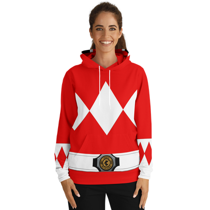 Adult MMPR 'Red Ranger' Pullover Hoodie