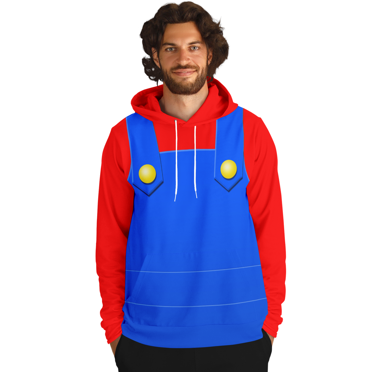 Adult Super Mario Bros Mario Hoodie