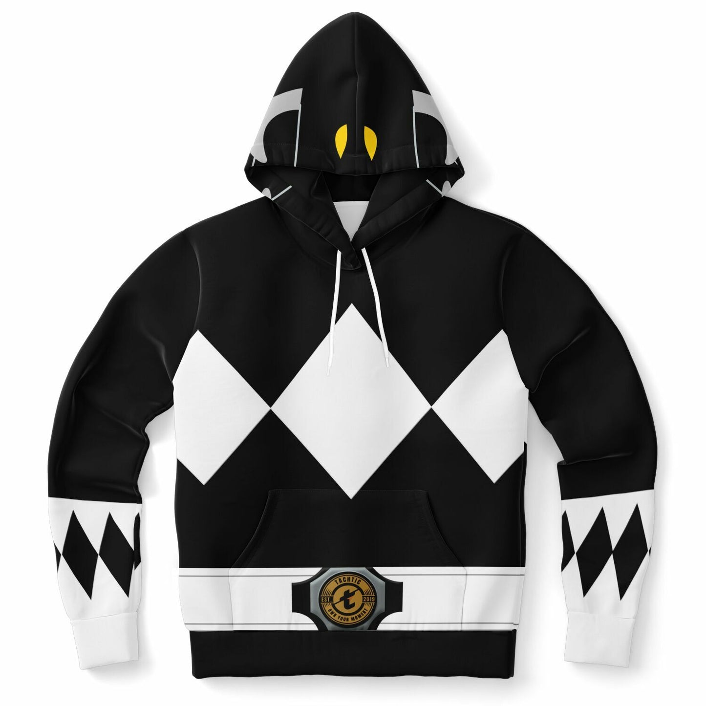 Adult MMPR 'Black Ranger' Pullover Hoodie
