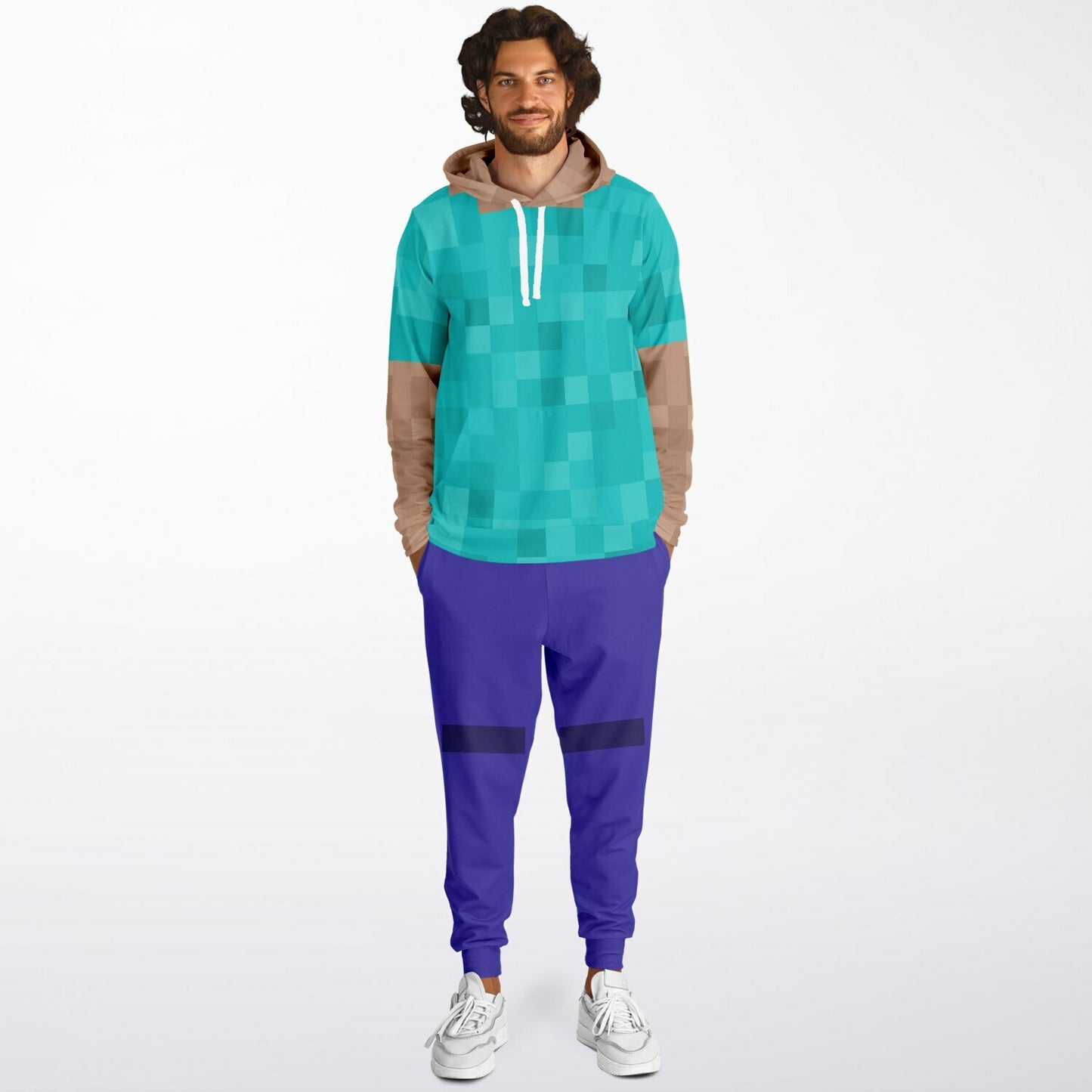 MC Steve Character Adult Hoodie Jogger Set