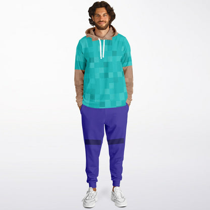 MC Steve Character Adult Hoodie Jogger Set