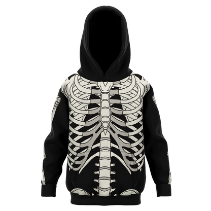 Youth GU 'Skeleton' Fashion Hoodie