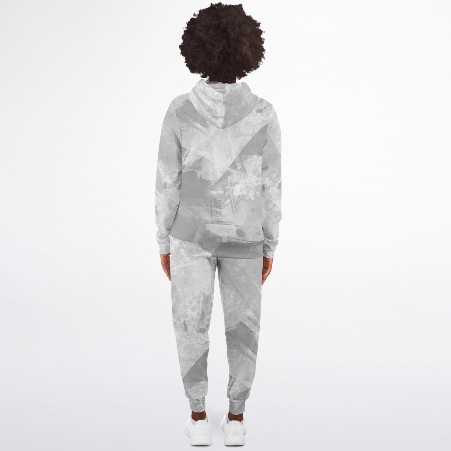 Adult All Over Print Zipped Hoodie & Jogger set